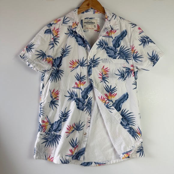 C&C California Other - California Cowboy Birds of Paradise High Water Shirt Terry Lining Mens L $145